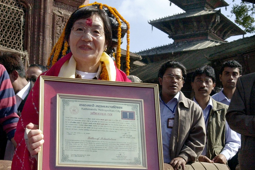 First woman atop Everest